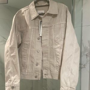Calvin Klein White Washed Denim Jacket